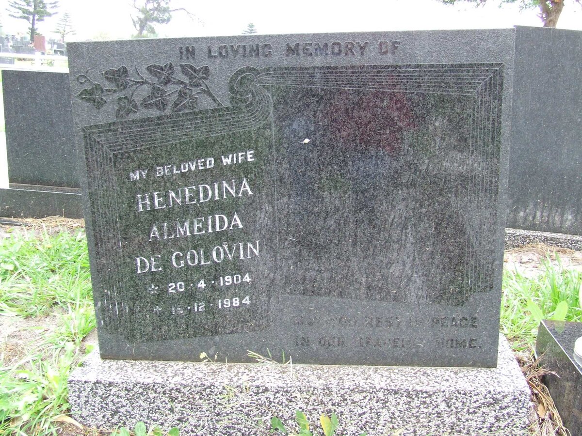 GOLOVIN Henedina Almeida, de 1904-1984
