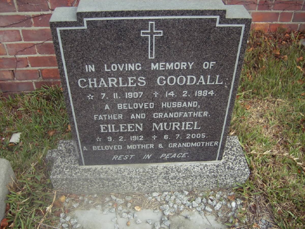 GOODALL Charles 1907-1984 &amp; Eileen Muriel 1912-2005