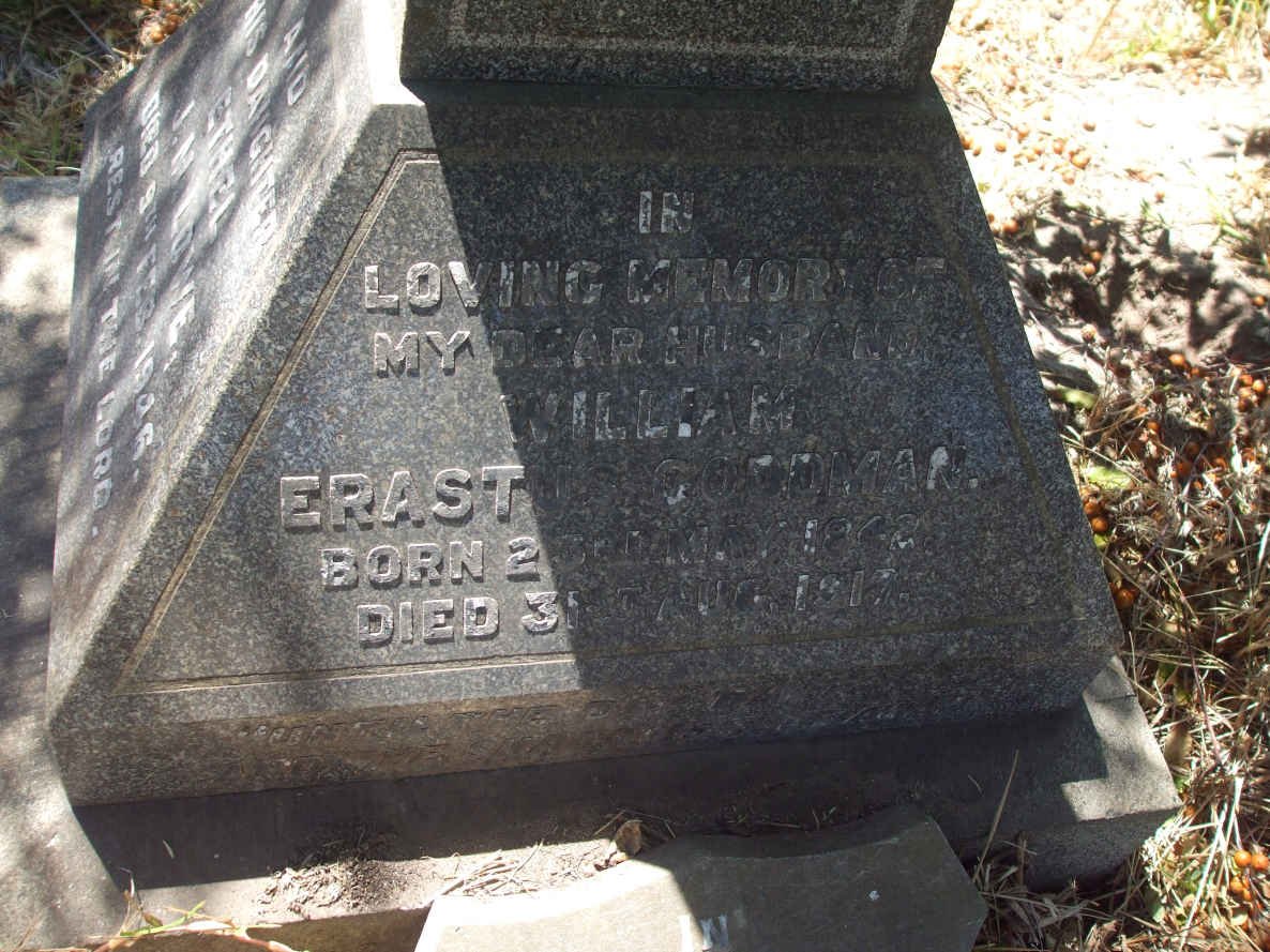 GOODMAN William Erastus 1842-1917