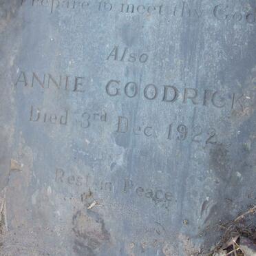 GOODRICH Annie -1922