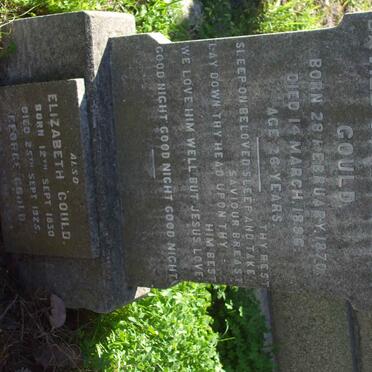 GOULD George -190? :: GOULD Elizabeth -1929 :: GOULD Davied James Edward 1870-1896