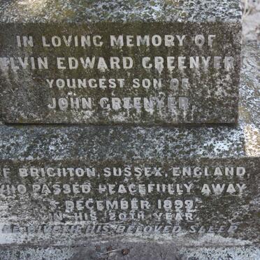 GREENYER Elvin Edward -1899