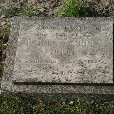 GREEN Phillip Aubrey 1926-1975