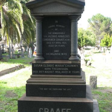 GRAAFF Jacobus Arnoldus, COMBRINCK -1927 &amp; Susan Elsabie Maria THEUNISSEN -1952