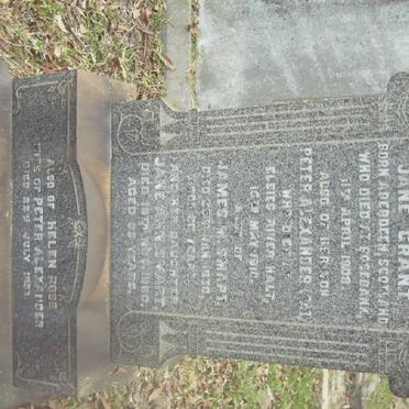 GRANT Jane -1909 :: GRANT Peter Alexander -1910 :: SMART James M. -1930 :: SMART Jane Ann -1960