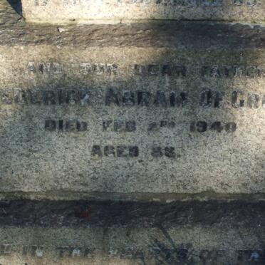 GRUCHY Frederick Abram, de -1940