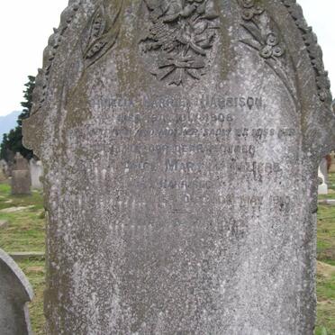 HARRISON Amelia Marie -1906 :: DE VILLIERS Sarah Alice Mary -1910