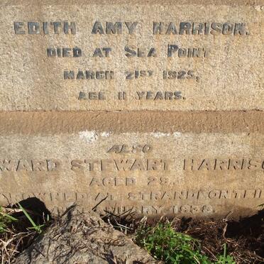 HARRISON Edith Amy -1925 :: HARRISON Edward Stewart -1938