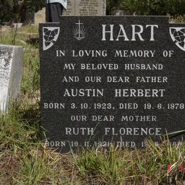 HART Austen Herbert 1923-1978 &amp; Ruth Florence 1921-198?