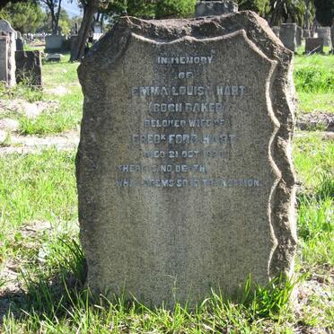 HART Emma Louisa nee BAKER -1926