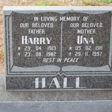 HALL Harry 1913-1982 &amp; Una 1911-1997