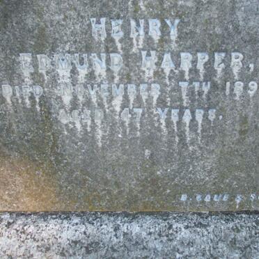 HARPER Henry Edmund -1892