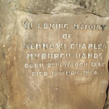 HANDS Kenneth Charles Myburg 1892-1954