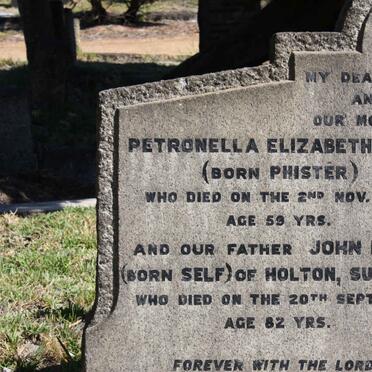 HALL :: SELF ::  PHISTER :: REID