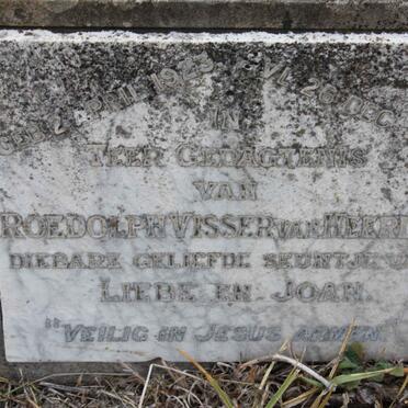 HEERDEN Roedolph Visser, van 1923-1926