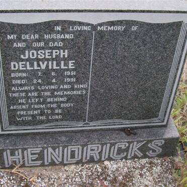 HENDRICKS Joseph Dellville 1961-1991