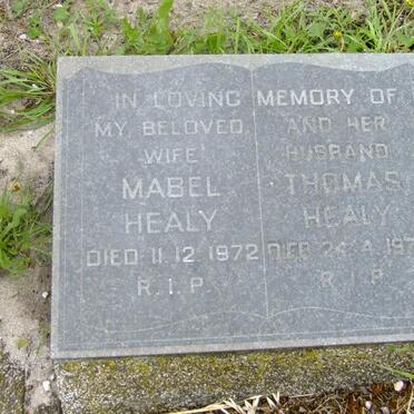 HEALEY Thomas -1976 &amp; Mabel -1972