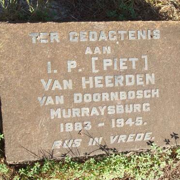 HEERDEN I.P., van 1883-1945