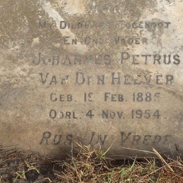 HEEVER Johannes Petrus, van den 1885-1954