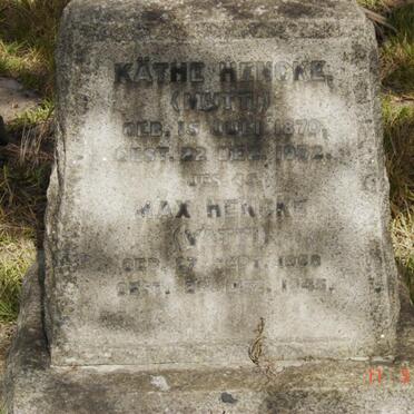 HENCKE Max 1868-1945 &amp; Käthe 1870-1932