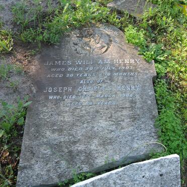 HENRY James William -1903 :: HENRY Joseph Charles -1908