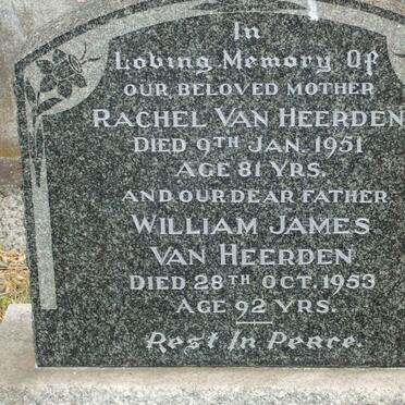 HEERDEN William, van -1953 &amp; Rachel -1951