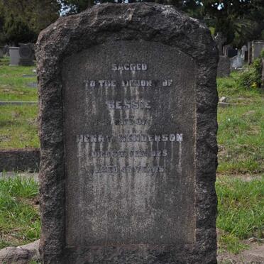 HENDERSON Bessie -1928