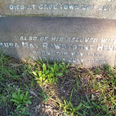 HENDERSON Thomson 1853-1925 &amp; Laura May Rawstorne 1862-1950
