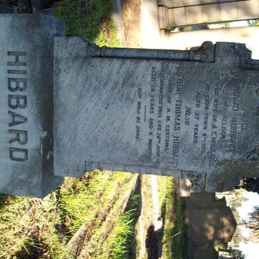 HIBBARD Arthur Thomas -?? &amp; Alice Maud BELDON -??