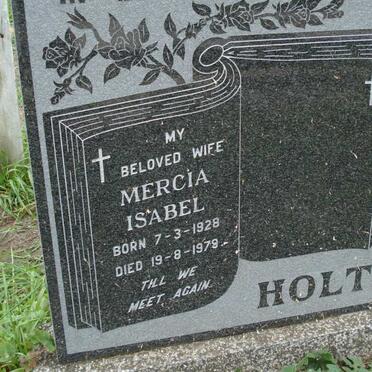 HOLT Mercia Isabel 1928-1979