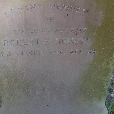 HOLBURN Robert S. -1916