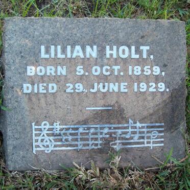 HOLT Lilian 1859-1929