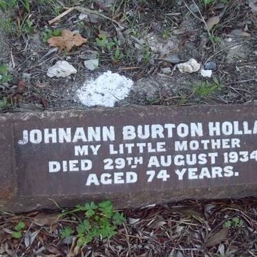 HOLLAND Johnann Burton -1934