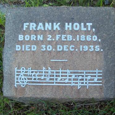 HOLT Frank 1860-1935