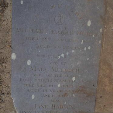 HURLY Michael Eagar -1853 &amp; Mary Murdoch 1818-1867 :: HARVEY Jane -18??