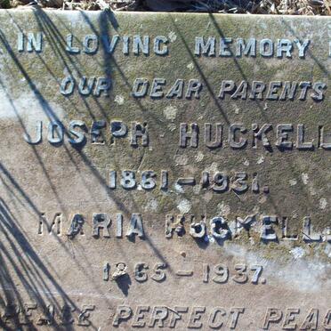 HUCKELL Joseph 1861-1931 &amp; Maria 1865-1937