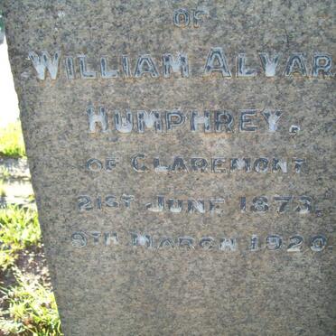 HUMPHREY Esther Emmeline nee CHURCHILL 1873-1920