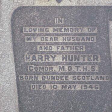 HUNTER Harry  -1946