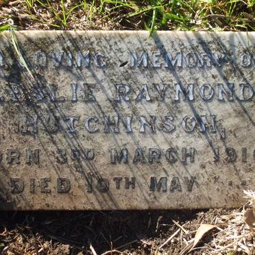 HUTCHINSON Leslie Raymond 1916-??