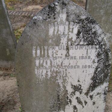 HUNTER Faithful 1858-1891