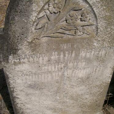 HURLINGH Susanna Maria nee WAHL -1904