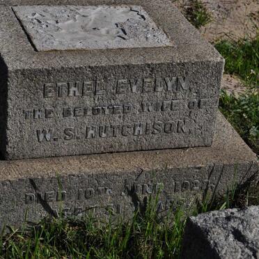 HUTCHISON Ethel Evelyn -1922