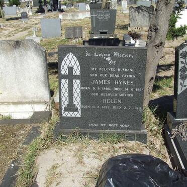 HYNES James 1895-1967 &amp; Helen 1899-1974
