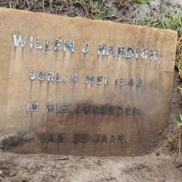 HARDICK Willem J. -1942