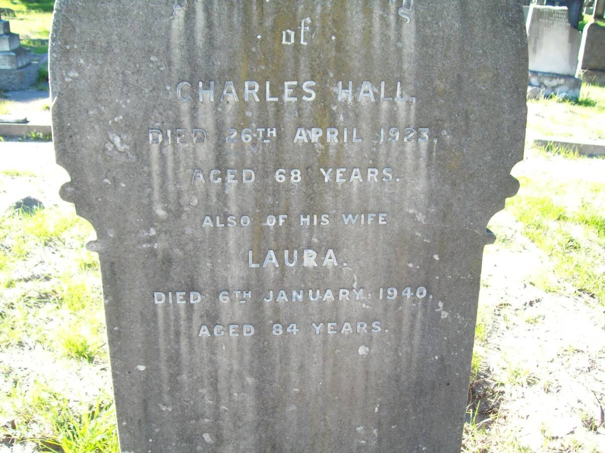 HALL Charles -1923 &amp; Laura -1940