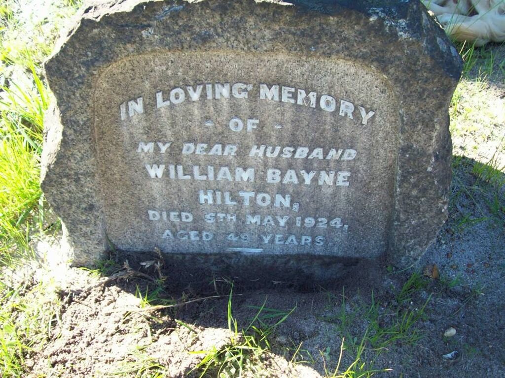HILTON William Bayne -1924