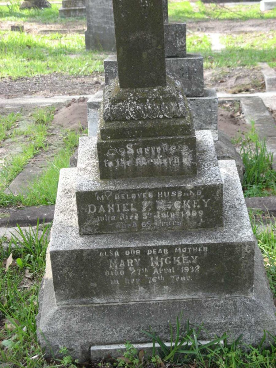 HICKEY Daniel F. -1909 &amp; Mary -1932