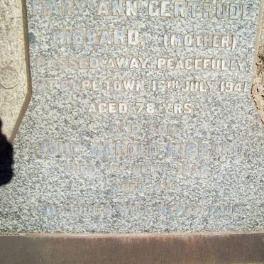 HIBBARD Mary Ann Gertrude -1941 :: HIBBARD John Harold -1958