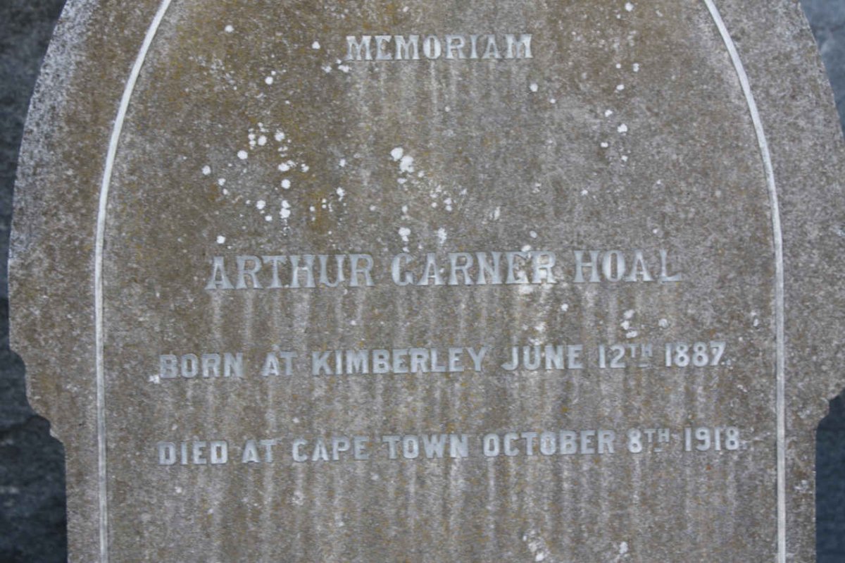 HOAL Arthur Garner 1887-1918