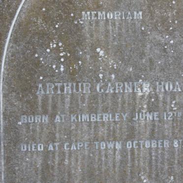 HOAL Arthur Garner 1887-1918